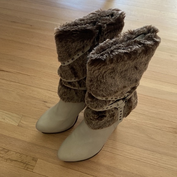 Bakers Attitude Boots with Faux Fur Sz 10 - Picture 9 of 13